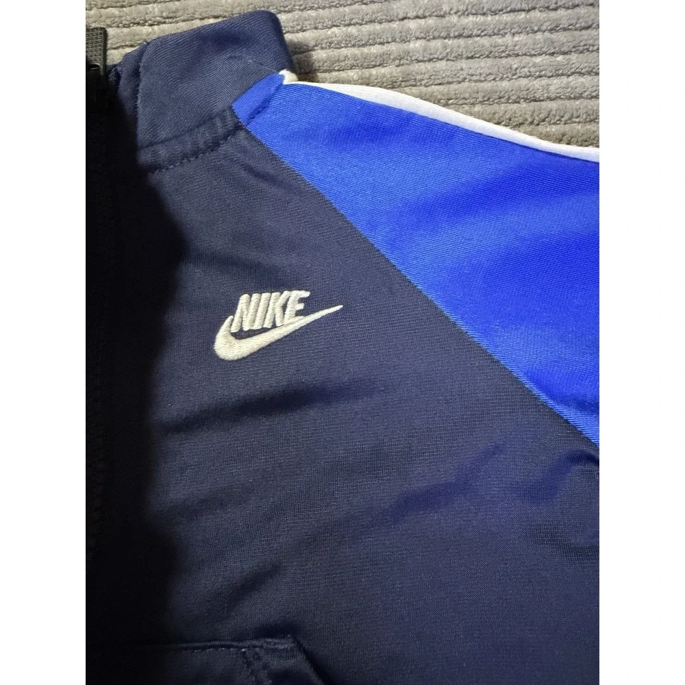 Baby Boys Nike Tape Tracksuit Age 12 Months Navy Blue Poly